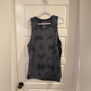 Bylt Basics Tie-Dye Wash Tank, Black/Gray, Tan/White, Men’s, L (both are large)